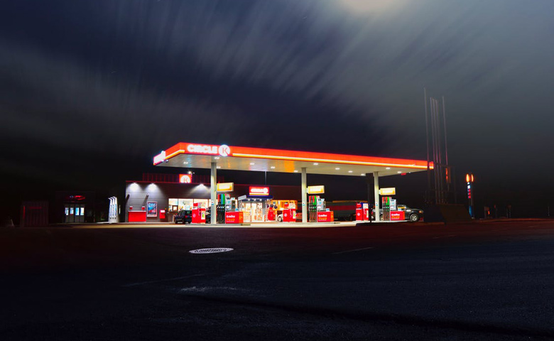 Gas station deals canopy lights