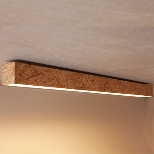 thick, timber-varnish pendant light